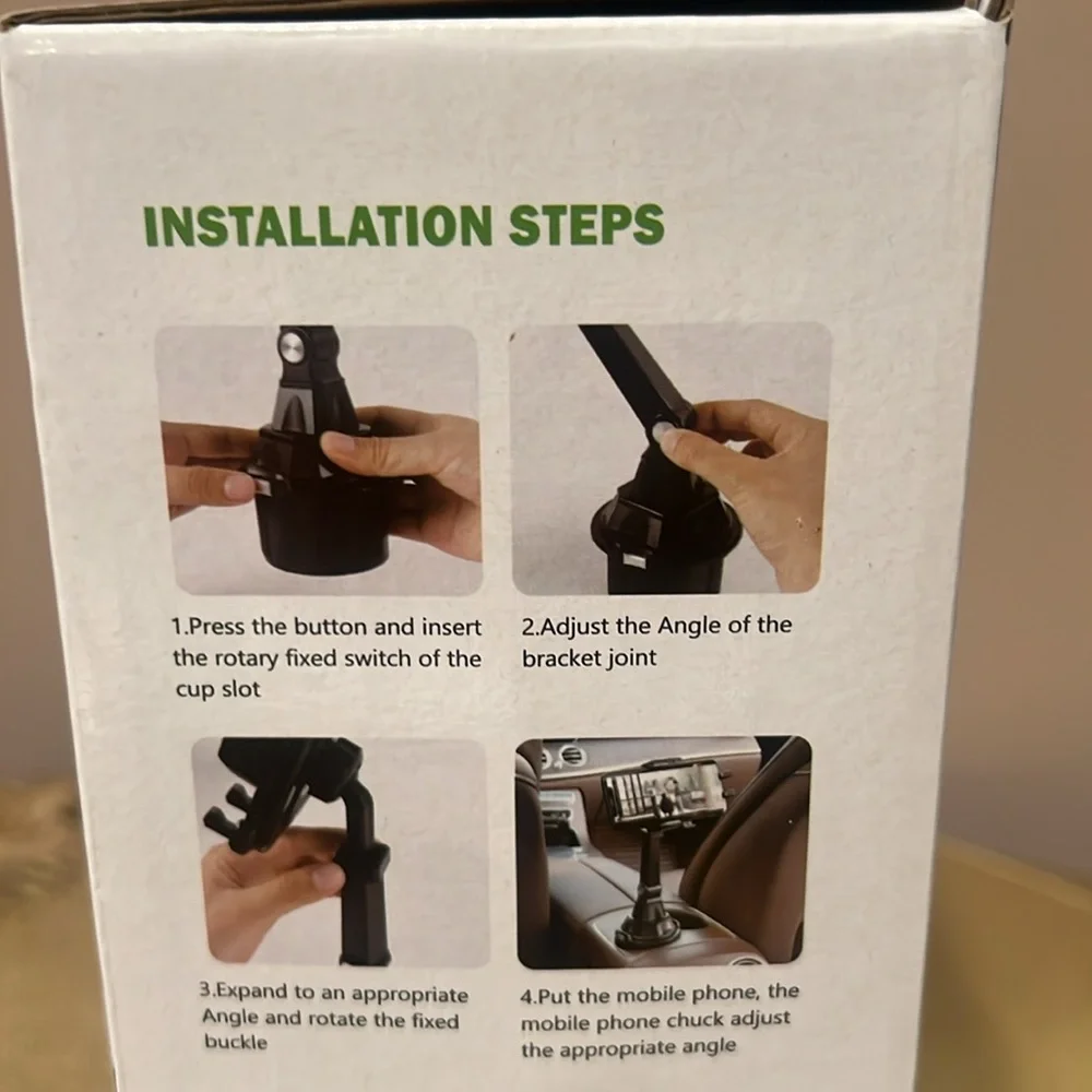 QBL Innovations Automatic Lock Cup Phone Holder